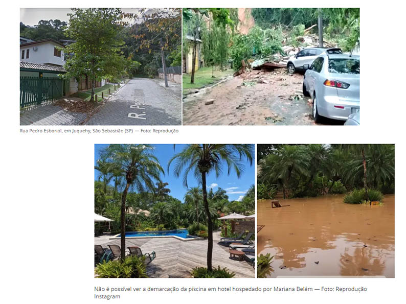 Trag Dia No Litoral Norte De S O Paulo Foi Marcada Por Recorde De Chuvas