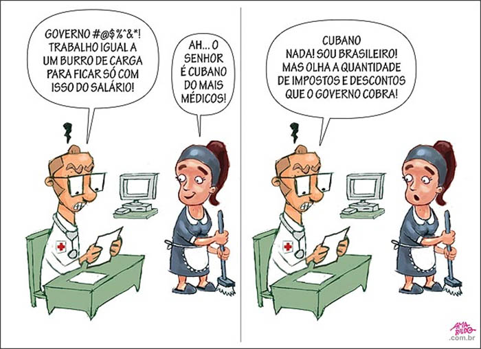 Governo$ na charge do Amarildo