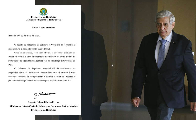 Apreender celular de Bolsonaro pode ter 'consequências 