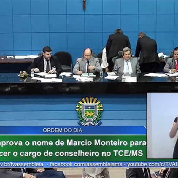 Deputados aprovam Monteiro e Kayatt como novos conselheiros do TCE-MS