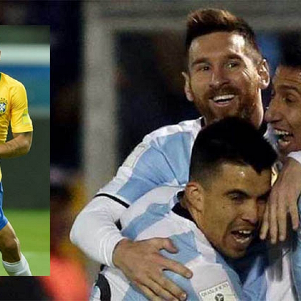 Com 'ajuda' brasileira, Argentina vai para a Copa com Brasil, Uruguai e ColÃ´mbia
