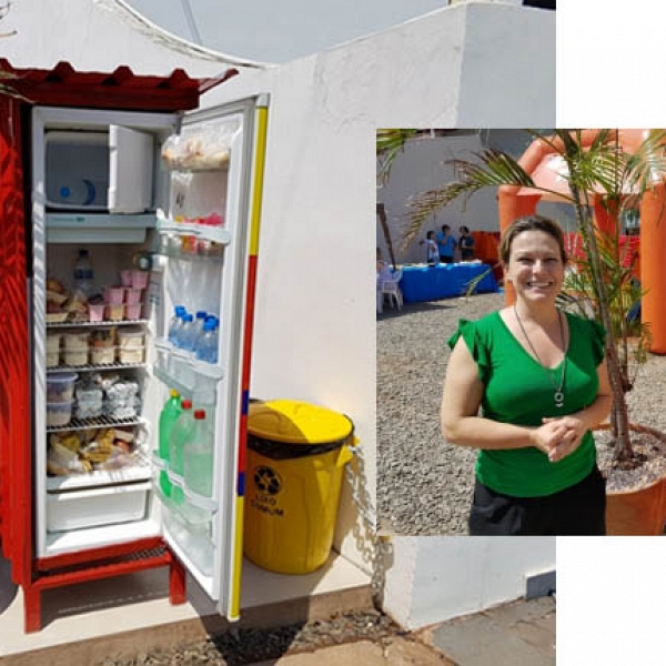 Grupo lanÃ§a 'geladeira solidÃ¡ria' para ajudar pessoas carentes em Campo Grande