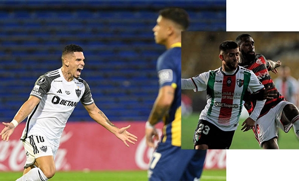 Galo avanÃ§a para as oitavas e Flamengo perde na Liberta; hoje tem SÃ£o Paulo e Botafogo