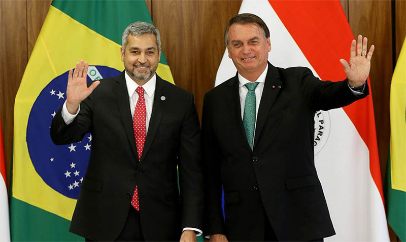 Pontes ligando PR e MS ao Paraguai sÃ£o tema de encontro de Bolsonaro e Marito Abdo