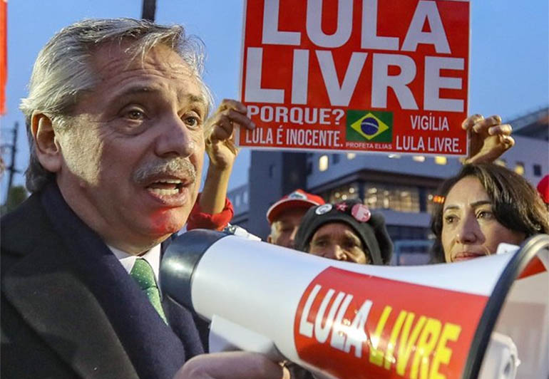PresidenciÃ¡vel argentino voltarÃ¡ a visitar Lula acompanhado de Chico Buarque