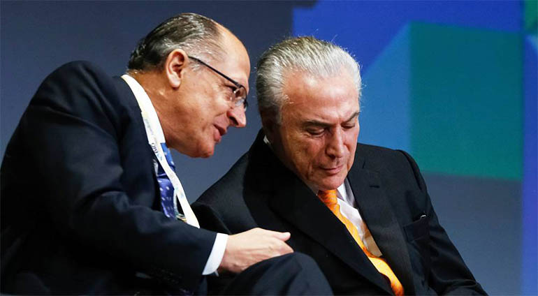 Temer elogia Alckmin e vÃª Meirelles e Rodrigo Maia fora da sucessÃ£o