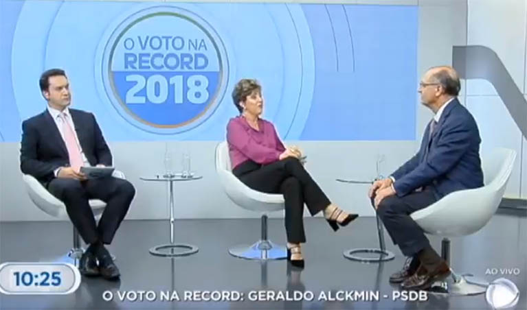 Alckmin troca sua vice pela de Ciro na TV
