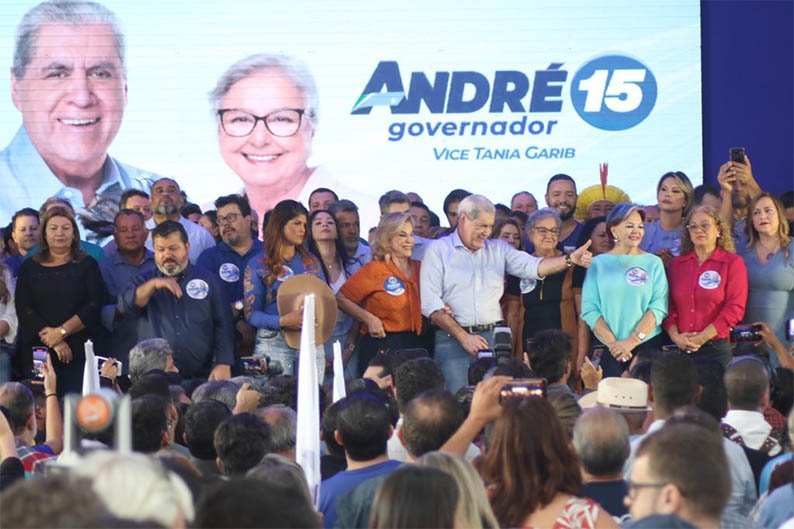 AndrÃ© tem candidatura ao governo de MS oficializada, com Tania Garib vice