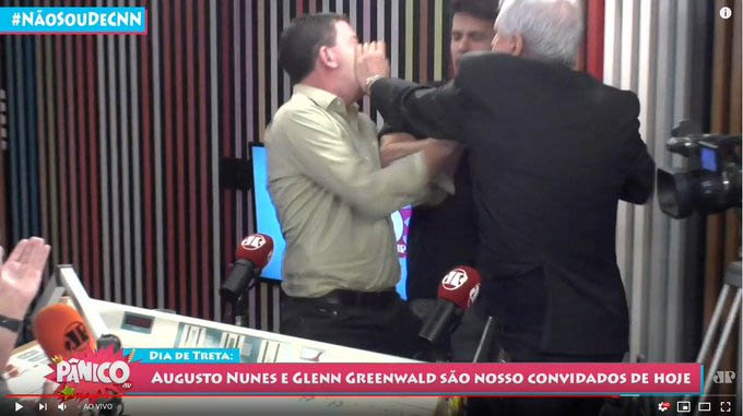 Chamado de covarde, jornalista Augusto Nunes agride Gleen na Jovem Pam: vÃ­deo