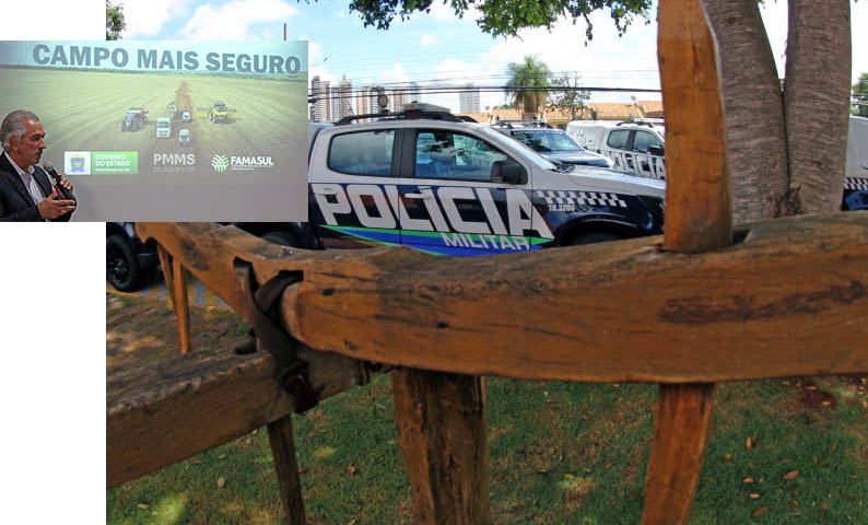 PM ganha 27 viaturas e aplicativo para patrulhar fazendas em Mato Grosso do Sul
