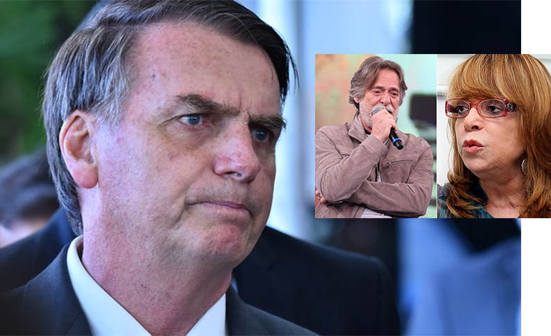 Bolsonaro sai em defesa de GlÃ³ria Perez, alvo de crÃ­ticas do ator JosÃ© de Abreu