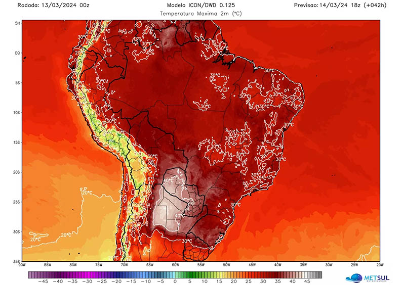 'Bolha de calor' atinge Mato Grosso do Sul