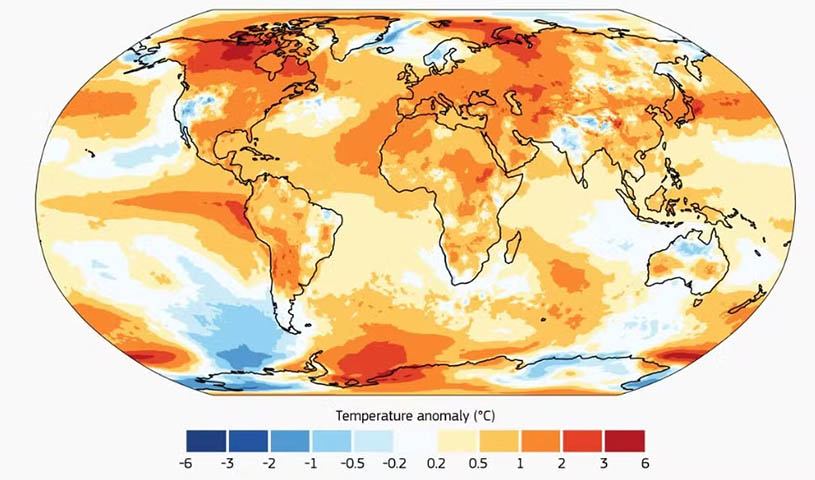 Estudo confirma que 2023 foi o ano mais quente jÃ¡ registrado no planeta