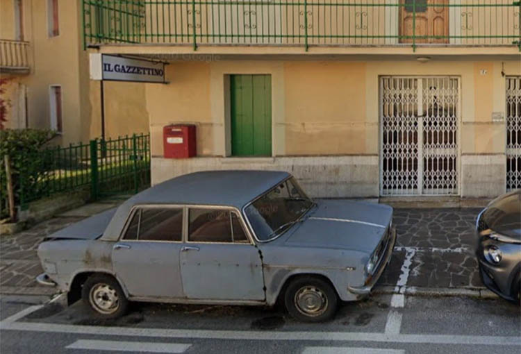 Carro que estava estacionado hÃ¡ 47 anos no mesmo local Ã© retirado de rua na ItÃ¡lia