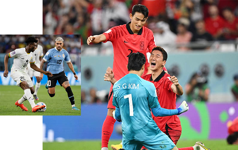 Coreia vence Portugal, elimina Uruguai e deve enfrentar Brasil nas oitavas da Copa do Catar