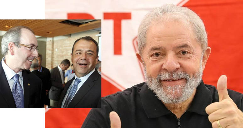 Lula nÃ£o cria problema, ao contrÃ¡rio dos 'insuportÃ¡veis' Cunha e Cabral...
