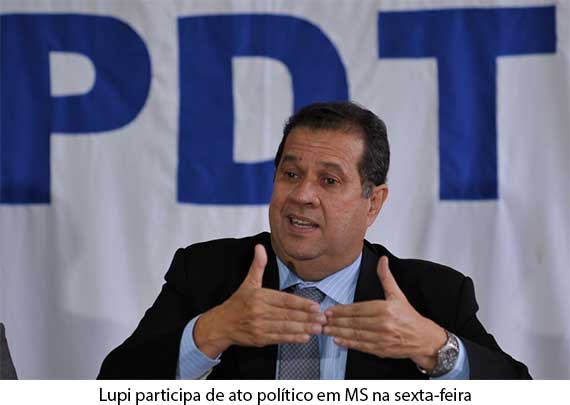 Com Lupi, PDT discute eleiÃ§Ãµes de 2014 em MS