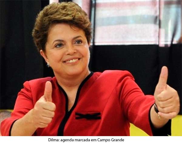 ApÃ³s crÃ­tica, Dilma vem a Campo Grande