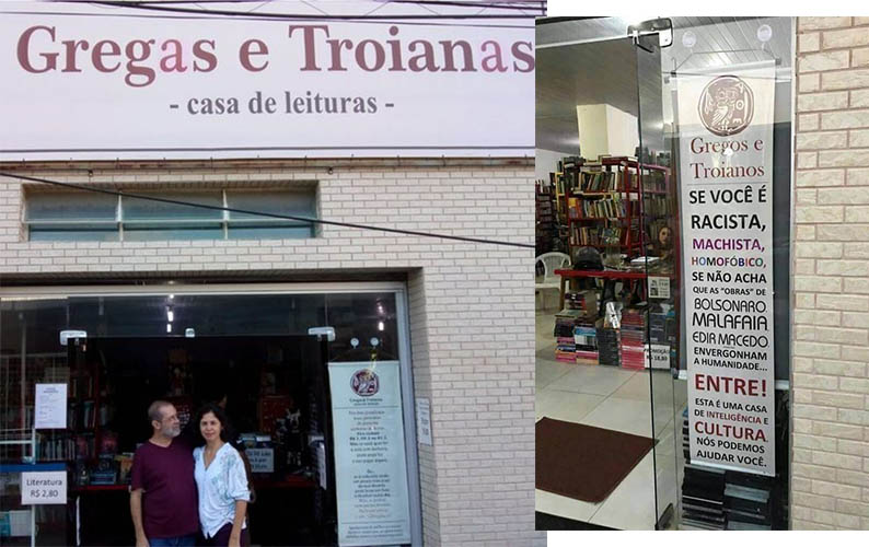 Bispo Edir Macedo processa donos de loja de livros usados por causa de cartaz