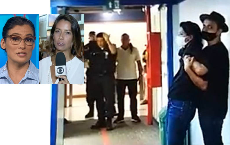 Homem Ã© preso ao invadir TV Globo armado com faca e fazer repÃ³rter refÃ©m