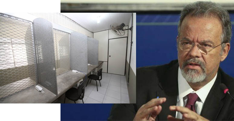 Jungman defende parede de vidro e telefone para conversas de visitas e presos