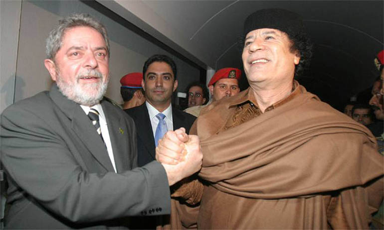 Ditador Kadafi deu US$ 1 milhÃ£o para campanha de Lula, conforme Palocci