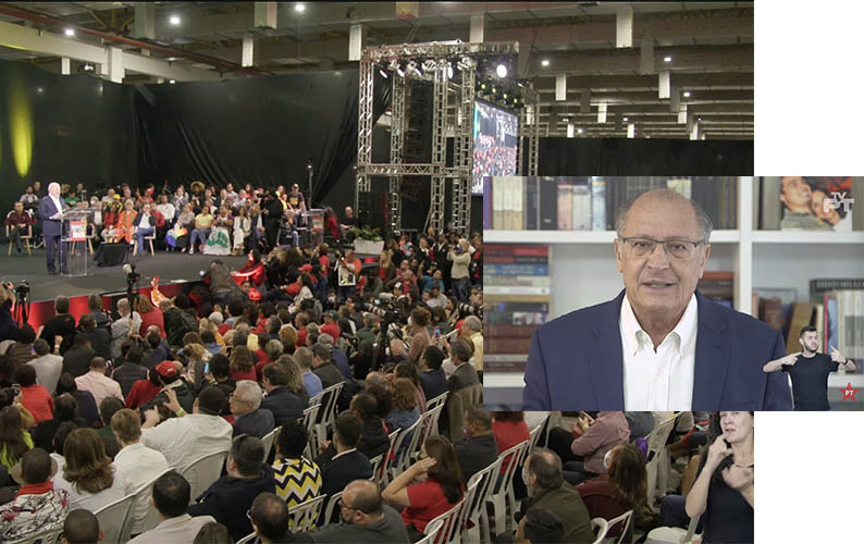 PT e PSB lanÃ§am chapa Lula - Alckmin