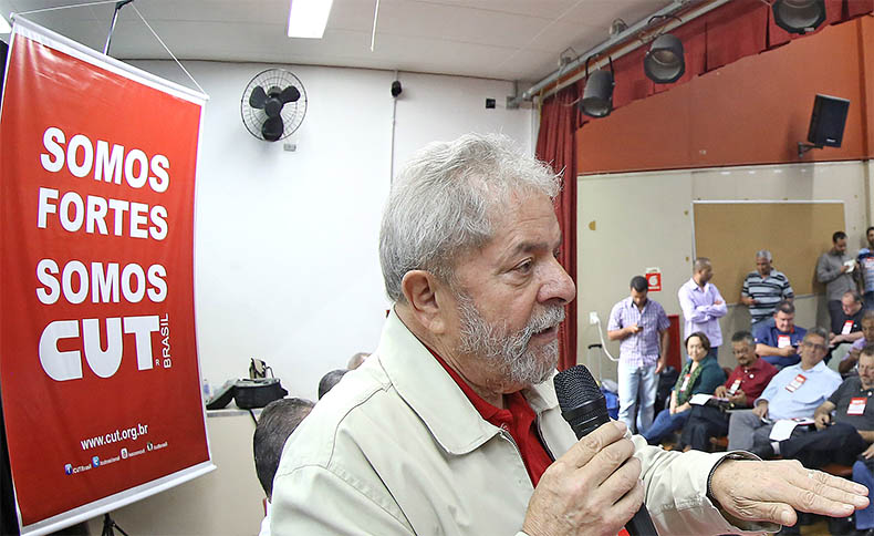 Lula convoca 'luta social e polÃ­tica' da CUT para 'derrotar o governo Bolsonaro'