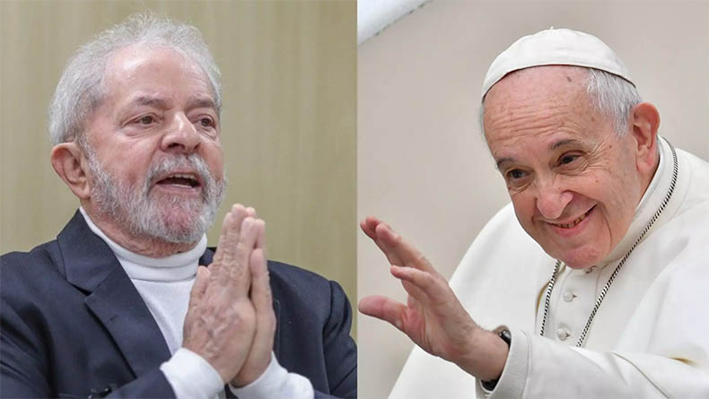 Lula visita o papa Francisco