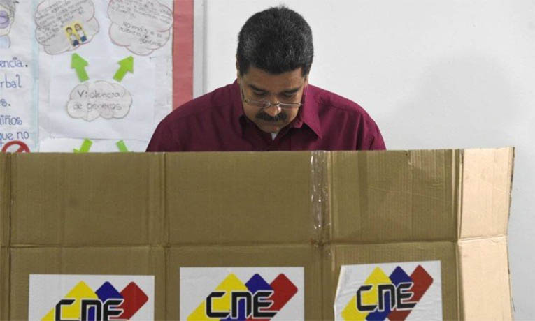 Maduro Ã© reeleito sob denÃºncias de fraude