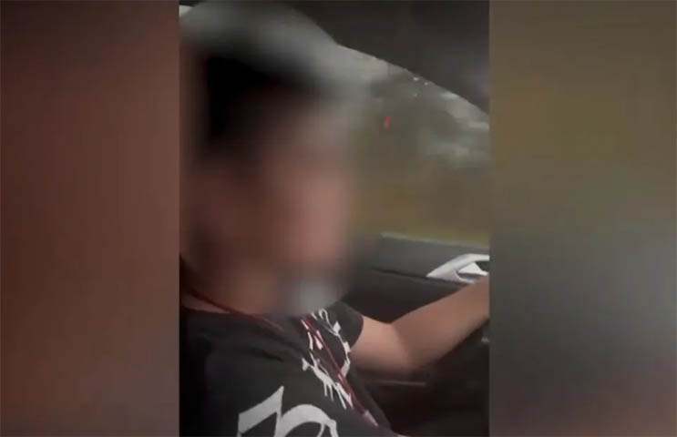 Pai filma filho de nove anos dirigindo a 140 km/h em rodovia de Mato Grosso do Sul