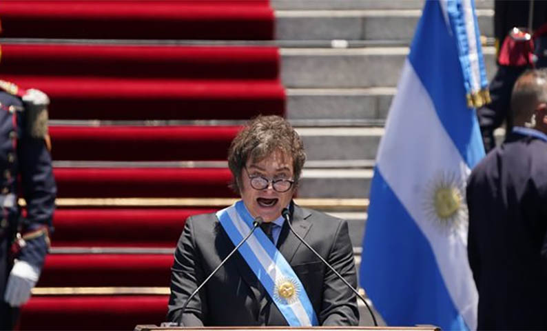 Javier Milei assume comando da Argentina e fala em ajuste fiscal para evitar hiperinflaÃ§Ã£o