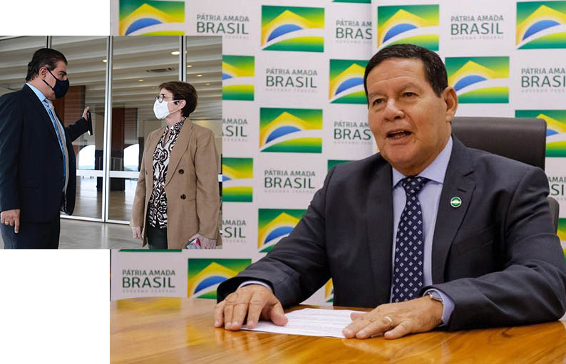 MourÃ£o leva embaixadores Ã  AmazÃ´nia para tentar amenizar crÃ­ticas ao Brasil