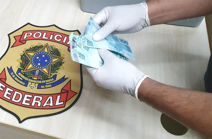 PF flagra jovem recebendo dinheiro falso pelos Correios em FÃ¡tima do Sul