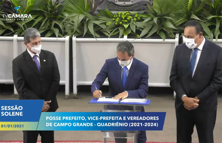 Na posse, Marquinhos promete obras em toda a Capital e parceria com a CÃ¢mara