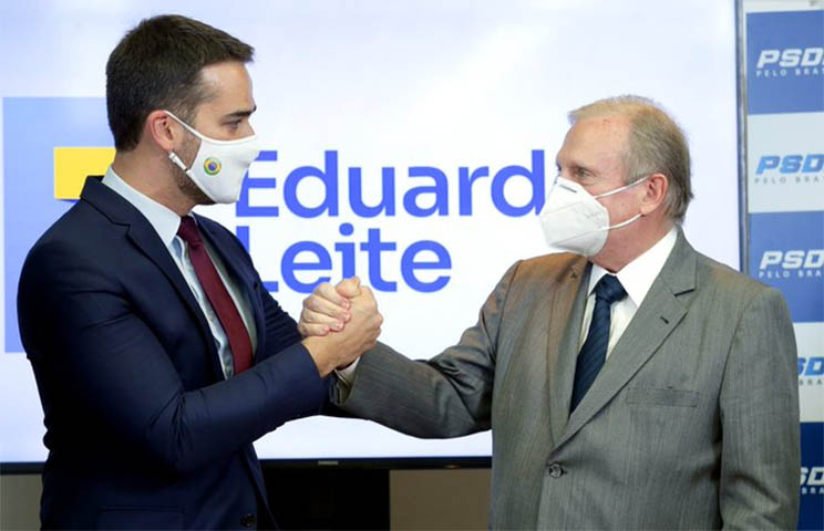 Tasso declara apoio a Eduardo Leite e diz que eles tÃªm 80% das Executivas do PSDB