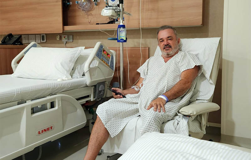 Vander Loubet passa por cirurgia em SÃ£o Paulo